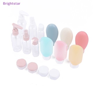 Brightstar ชุดขวดรีฟิล ขวดโลชั่น แชมพู เจลอาบน้ํา ขวดเปล่า เครื่องสําอาง ของเหลว แบบพกพา ใหม่