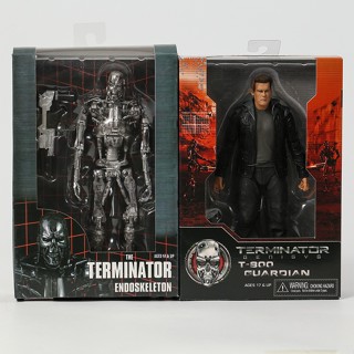 Neca Terminator Genisys T-800 Guardian Endoskeleton โมเดลฟิกเกอร์ ขยับได้