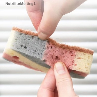 [NutriliteMelting1] ฟองน้ํา ผ้าฝ้าย ใช้ซ้ําได้ สําหรับทําความสะอาดจาน [TH]