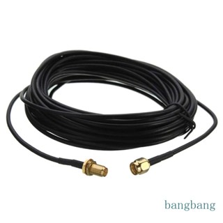 Bang สายเคเบิลต่อขยาย RP-SMA ตัวผู้ เป็นตัวเมีย สําหรับการ์ดไร้สาย กล้อง IP