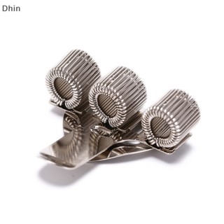 [Dhin] triple hole metal pen holder with pocket clip doctors nurse uniform pen holders COD