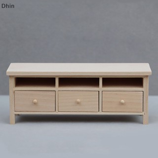 [Dhin] 1Pc 1:12 Dollhouse Miniature  TV Cabinet Bookcase Dust Cabinet Furniture Model Decor Toy COD