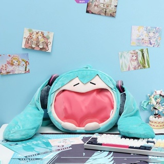 ใหม่ Hatsune Miku Kawaii กระเป๋าเป้สะพายหลัง กระเป๋าสะพายไหล่ ลายการ์ตูนอนิเมะน่ารัก สําหรับเด็กผู้หญิง [RAIN]