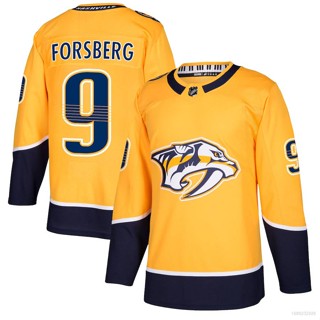 Yp2 NHL เสื้อกีฬาแขนยาว ลาย Nashville Predators Jersey Filip Forsberg พลัสไซซ์ PY2