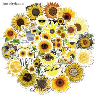 [jewelrybase] สติกเกอร์ ลายดอกทานตะวัน you are my sunshine สําหรับติดตกแต่งกระเป๋าเดินทาง แล็ปท็อป สเก็ตบอร์ด 50 ชิ้น