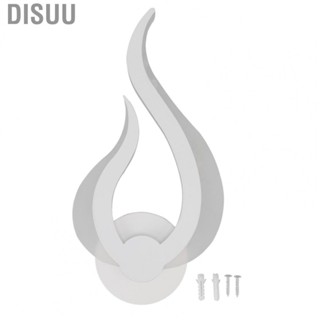 Disuu Wall Light Flame Shaped Simple Design Acrylic Aluminum Alloy Sconce US