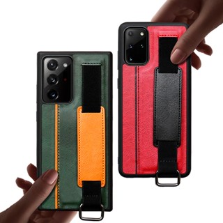 เคสมือถือ หนัง PU พร้อมสายคล้อง กันกระแทก สําหรับ Samsung Galaxy S23 Plus Ultra A54 A33 A34 A53 A72 A52 A42 A51 Note10 Plus