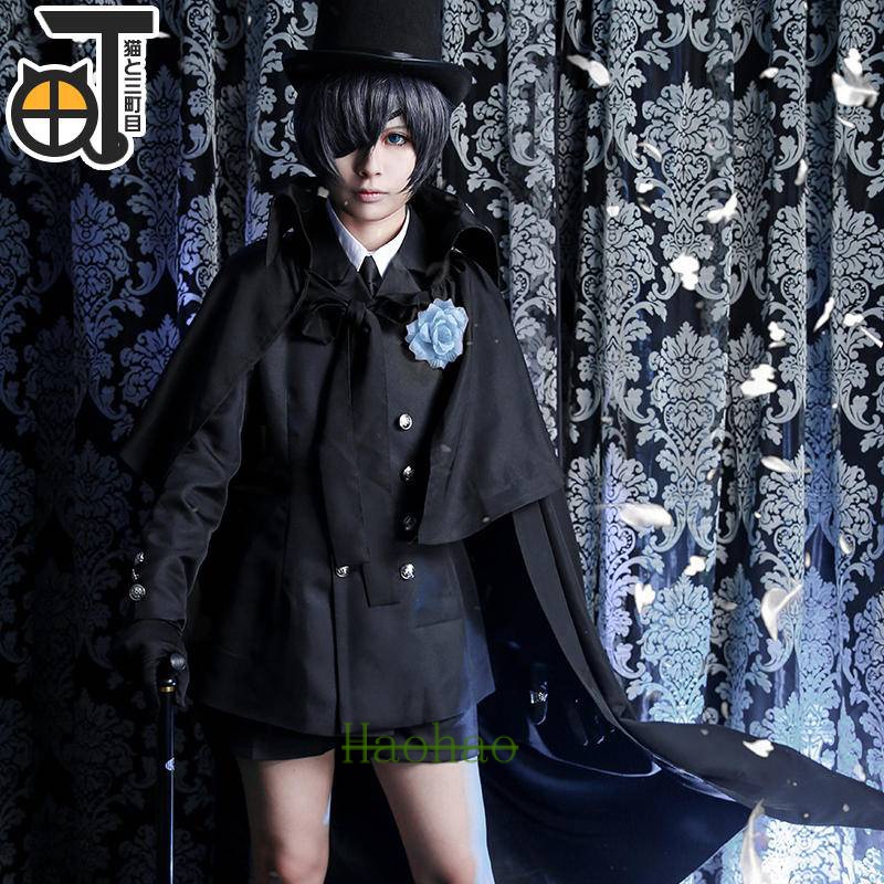 Cat&3dm ชุดคอสเพลย์ Black Butler cos Ciel Phantomhive สําหรับผู้ชาย