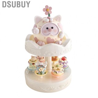 Dsubuy Rotating Dessert Machine  Beautiful Multifunctional Automatic Display Stand Durable for Store