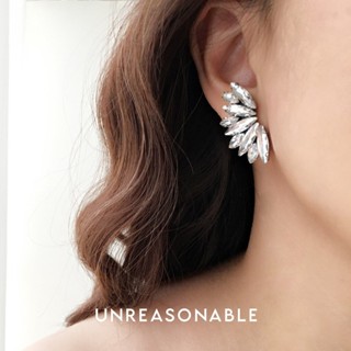 ต่างหู ต่างหูคลิป ต่างหูก้านเงินแท้ น้ำหนักเบา สวยใส่สบาย Unreasonable Accessories UA0700-01