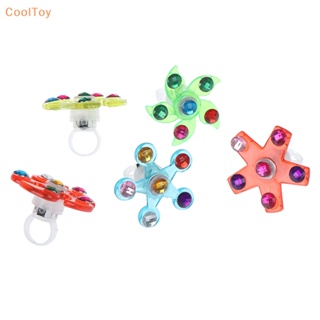 Cooltoy Light Up Spinning Ring คลายเครียด ของเล่นเด็ก ปาร์ตี้ โปรดปราน อุปกรณ์ขายดี