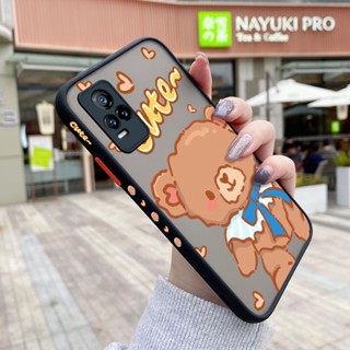 เคสซิลิโคนนิ่ม แบบใส ขอบสี่เหลี่ยม กันกระแทก สําหรับ VIVO Y73S S7E