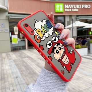 เคสซิลิโคนใส ขอบสี่เหลี่ยม กันกระแทก ลายการ์ตูนชินจัง สําหรับ Huawei Y6 Pro 2019