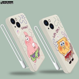 เคสโทรศัพท์มือถือแบบนิ่ม TPU ลายสพันจ์บ็อบ แพทริก สตาร์ พร้อมสายคล้อง สําหรับInfinix Hot 11S NFC 10 11 Play 10 10t 10s NFC 10i S4 9 Pro 10 Lite 11 Plus Hot 9 Play 11 Smart 4 4C 5 Pro  3 Plus Note 8 10 Tecno Spark 5 PRO A15 A16 A5S Y12 Y20 Y15S Y21S