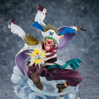 ใหม่ พร้อมส่ง Bandai ฟิกเกอร์ ของแท้ ZERO One Piece Clown Bucky Top Showdown 95133 MUVP