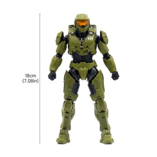 Halo 4 Master Chief Green Spartan 7/18cm Action Figure Model Display Toy Gift