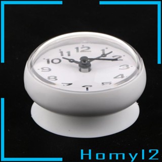 [HOMYL2] นาฬิกาอาบน้ํา ขนาดเล็ก ติดผนัง กันน้ํา พร้อมถ้วยดูด 75x35 มม.