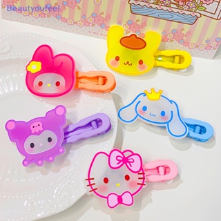 SANRIO [Beautyoufeel] กิ๊บติดผม ลายการ์ตูนซานริโอน่ารัก เรืองแสง สไตล์เกาหลี สําหรับผู้หญิง