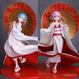 Manxiang ฟิกเกอร์ Rem Zero-Starting Life in Another World สีขาว ขนาดใหญ่ NWPG