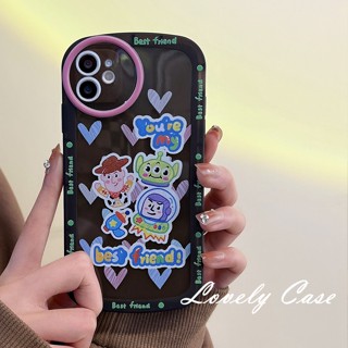 เคสโทรศัพท์มือถือ ซิลิโคนนิ่ม กันกระแทก ลาย Toy Story พร้อมขาตั้ง สําหรับ IPhone 14 13 12 11 Pro Max X XR Xs Max 8 7 6 6s Plus SE 2020
