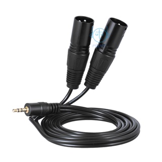 [พร้อมส่ง] สายเคเบิลเสียง XLR ตัวผู้ เป็น 3.5 มม. ตัวผู้ 1.5 ม. 5 ฟุต