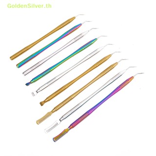 Goldensilver แท่งโลหะ สีเงิน สําหรับต่อขนตา