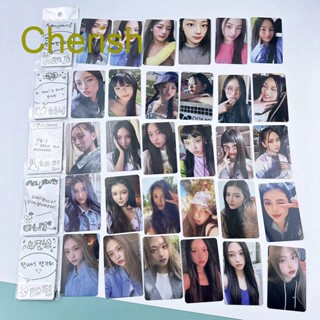 Cherish BHY 5 ชิ้น / เซต Kpop NewJeans Blue Book Photocard WEVERSE การ์ด Snall กระดาษ โปสการ์ด