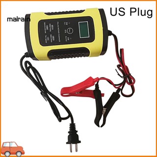 [Ma] พาวเวอร์ซัพพลายชาร์จแบตเตอรี่อัตโนมัติ หน้าจอ LCD 12V 6A สําหรับมอเตอร์รถยนต์