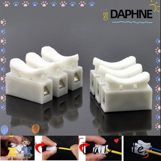 DAPHNE ใหม่ แคลมป์สปริงเชื่อมต่อสายไฟ ไม่มีสกรู CH-3 10 ชิ้น