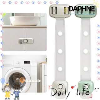 Daphne ตัวล็อคประตูลิ้นชัก ตู้ ตู้เย็น กันหนีบ 360 องศา ออกแบบเรียบง่าย สีเขียว สีเทา