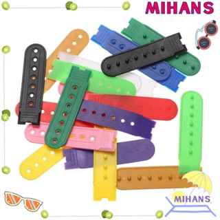 Mihan สายรัดหมวกเบสบอล 7 รู แบบเปลี่ยน หลากสี 5 ชุด