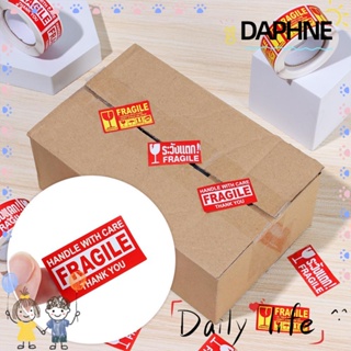 Daphne สติกเกอร์ฉลากเตือน เปราะบาง ทนทาน สําหรับติดบรรจุภัณฑ์สํานักงาน 250 ชิ้น ต่อม้วน