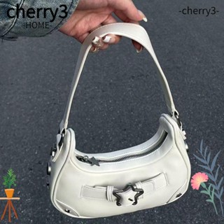 Cherry3 กระเป๋าถือ หนัง Pu ทรงคลัทช์ ลายดาว สไตล์วินเทจ แฟชั่นสําหรับสตรี