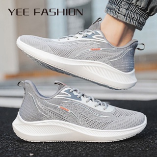 YEE Fashion รองเท้า ผ้าใบผู้ชาย ใส่สบาย สินค้ามาใหม่ แฟชั่น ธรรมดา เป็นที่นิยม ทำงานรองเท้าลำลอง Stylish Beautiful สบาย ทันสมัย D93D0AN 37Z230910