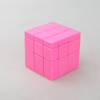 Shengshou ลูกบาศก์กระจก 3x3 3x3 สีชมพู ของเล่นเสริมการเรียนรู้เด็ก