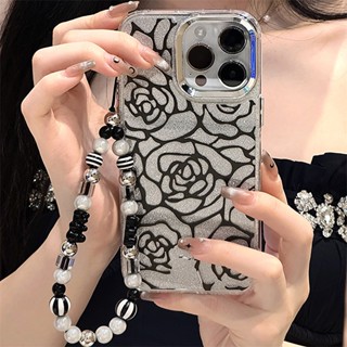 [พร้อมส่ง] เคสป้องกันโทรศัพท์มือถืออะคริลิค ลายกลิตเตอร์ สําหรับ Apple iPhone 15 14 13 12 11 PROMAX XS XR XSMAX SE2020 6 7 8PLUS MINI