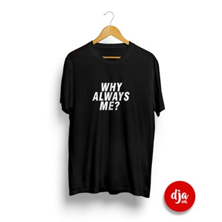  พิมพ์ลาย เสื้อยืด พิมพ์ลาย WHY ALWAYS ME MARIO BALOTELLI ITALY SATIRE SARKAS สไตล์เกาหลี ญี่ปุ่น