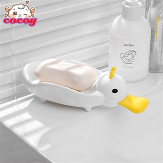 cocoy Bathroom Organizer กล่องสบู่เก็บของ Double Layer Grid Draining Soap Case