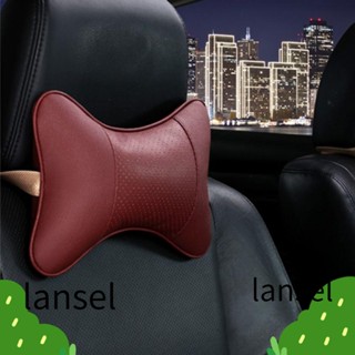 Cotton Comfortable Safety Bone Leather Car Seat Headrest