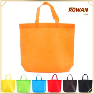 ROWANS กระเป๋าถือ กระเป๋าช้อปปิ้ง ผ้าไม่ทอ ทนทาน 10 ชิ้น