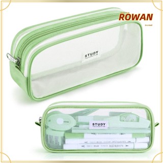 ROWANS กระเป๋าดินสอ กันน้ํา จุของได้เยอะ สีพื้น