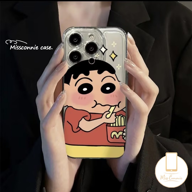 เคสโทรศัพท์มือถือ ลายการ์ตูนชินจังน่ารัก พร้อมขาตั้ง สําหรับ VIVO Y16 Y11 Y02 Y17 Y35 Y22 Y31 Y02s Y20 Y30 Y91C Y21s Y15s Y21 Y15 Y50 Y51 Y33s Y75 Y12i Y12S V25 Y95 Y93 Y15A Y12 V21 V23E Y20i Y20S ราคา ถูกที่สุด ดีลบีเคเค แกลเลอรีภาพที่ 9