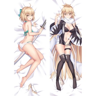 Fategrand Order ปลอกหมอน ลายอนิเมะ FateGO FGO Katsushika Hokusai Okita Souji Dakimakura ขนาด 50*150 ซม. สําหรับกอดร่างกาย