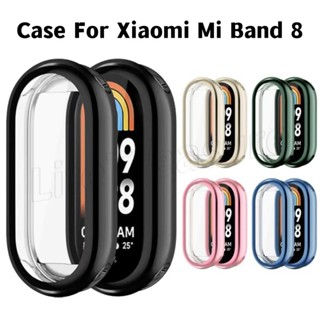 เคสกันรอยหน้าจอ TPU แบบใส ป้องกันรอยขีดข่วน สําหรับ Xiaomi Mi Band 8