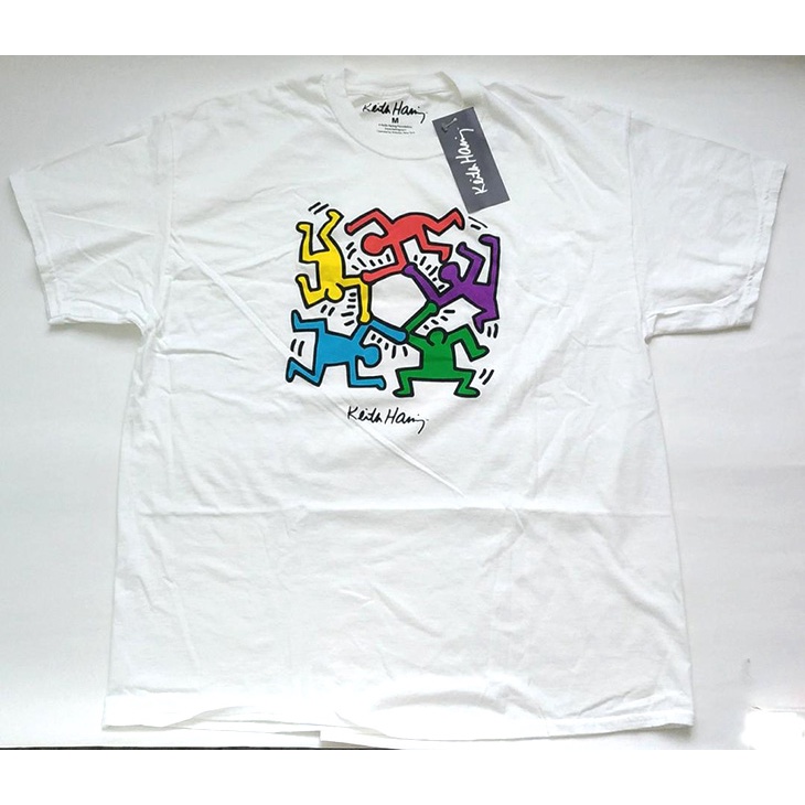 Keith Haring Keith Haring เสื้อยืดแขนสั้น สีขาว