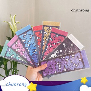 Chunrong สติกเกอร์เลเซอร์ PVC ไล่โทนสี สําหรับติดตกแต่งสมุดภาพ สํานักงาน 1 แผ่น