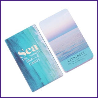 Sea Tarot ไพ่ทาโรต์ ภาษาอังกฤษ สําหรับผู้เริ่มต้น 48 ชิ้น