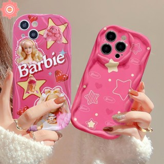 เคสโทรศัพท์มือถือ ทรงโค้ง ลายเจ้าหญิงบาร์บี้ 3D สําหรับ Redmi 10C 9C 12 12C A1 A2 9A 9 9C NFC 10 10A 9T Note 12 11s 10s 12Pro 11 8 9 10 Pro Max Plus Poco M3 Mi 11 12 Lite เคส Tpu นิ่ม ขอบ