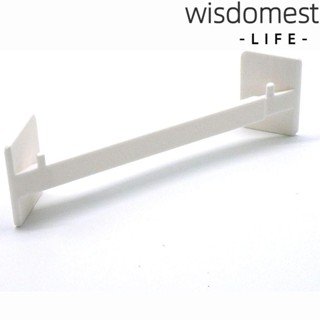 Wisdomest ที่วางมุมรั้ว ABS สีขาว สําหรับห้องน้ํา รถบ้าน