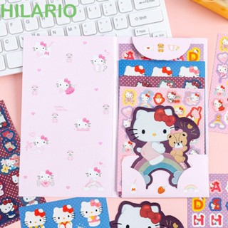 Hilario สติกเกอร์ตกแต่งสมุดภาพ เครื่องเขียน ลาย Kuromi Melody DIY สําหรับเด็กนักเรียน